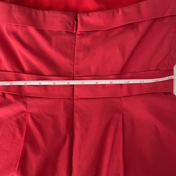 Red Strapless BCBG Max Azria dress - Picture 14 of 16